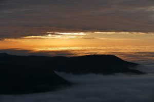 Coucher de soleil Mont poupet