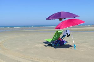 Berck Parasols sur le sable