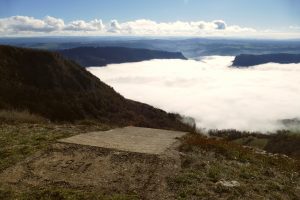 Mont Poupet paysage Brouillard